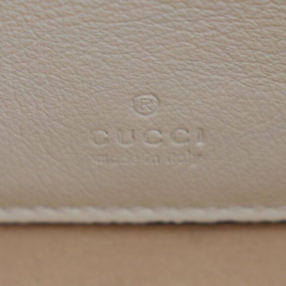 Gucci  Rajah Mini Leather Chain Shoulder Bag White 573797 - Picture 10 of 11